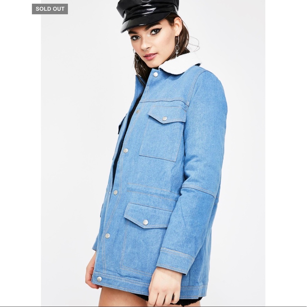 Dolls Kill Not Your Basic Denim Jacket - image 2